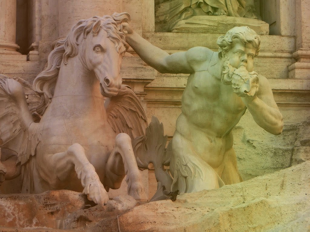 Fontana Trevi tritao - Roma para Ateus