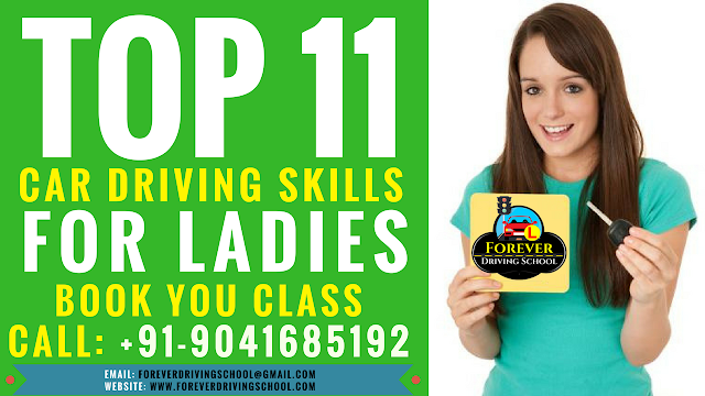 Top 11 Car Driving skills for Ladies