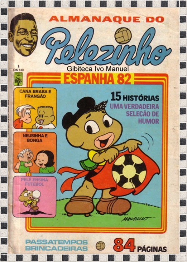 ALMANAQUE PELEZINHO COVER COMICS CAPAS DE GIBI  