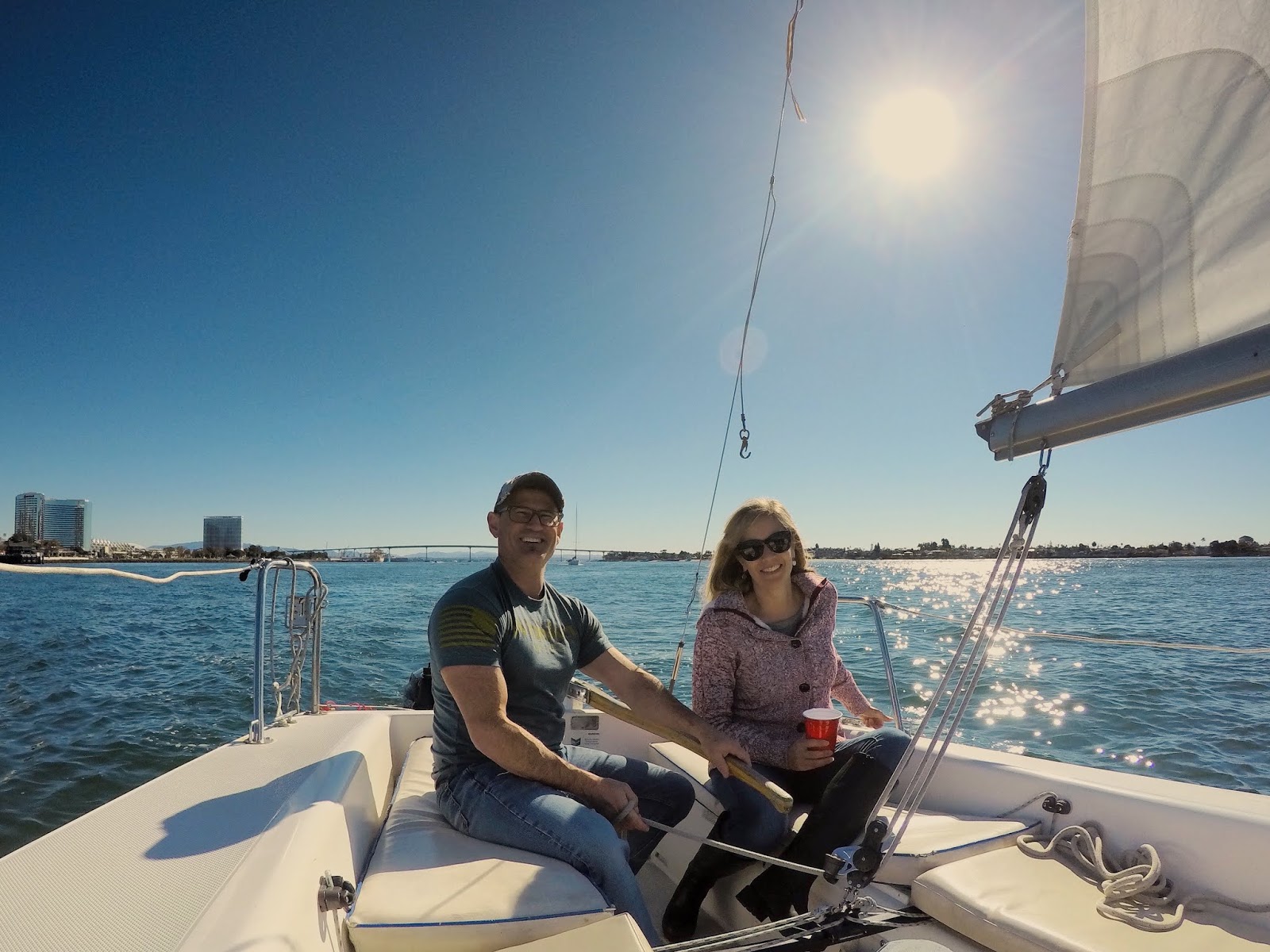 Sensory Overload Sailing in San Diego Bay (New Year's Day)