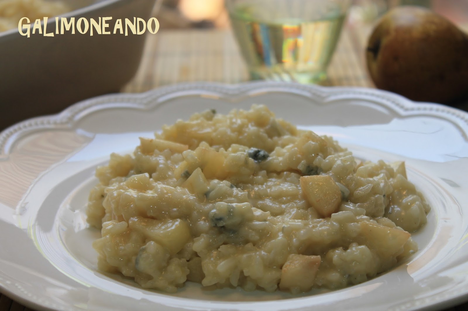 GALIMONEANDO RISOTTO CON PERA E