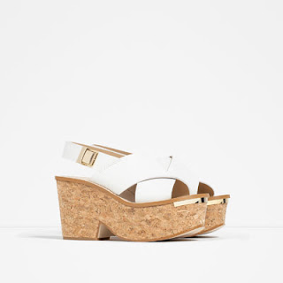 CROSSOVER LEATHER WEDGES