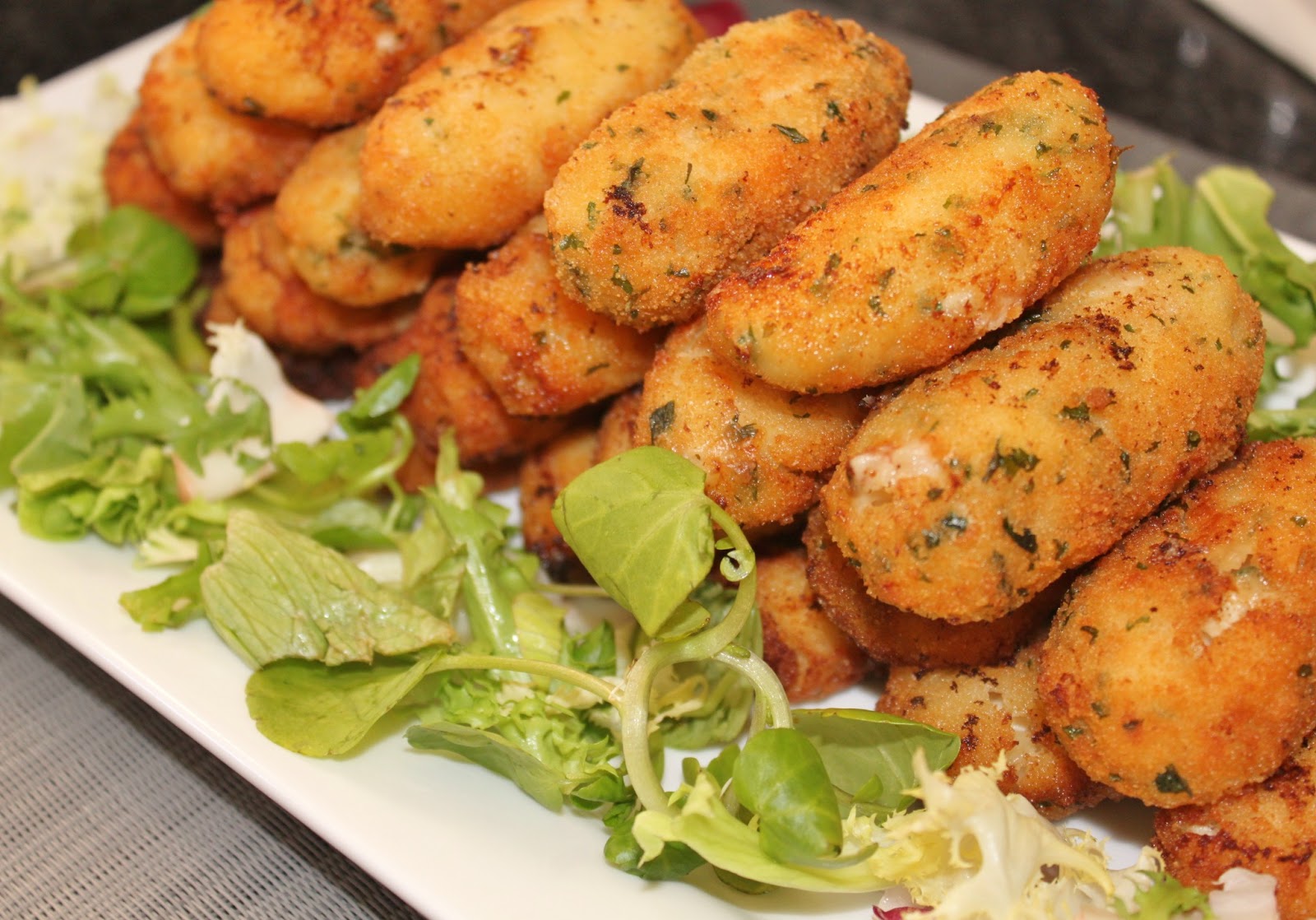 My Epicurean Delights Spanish Chicken Croquettes (Croquetas de pollo