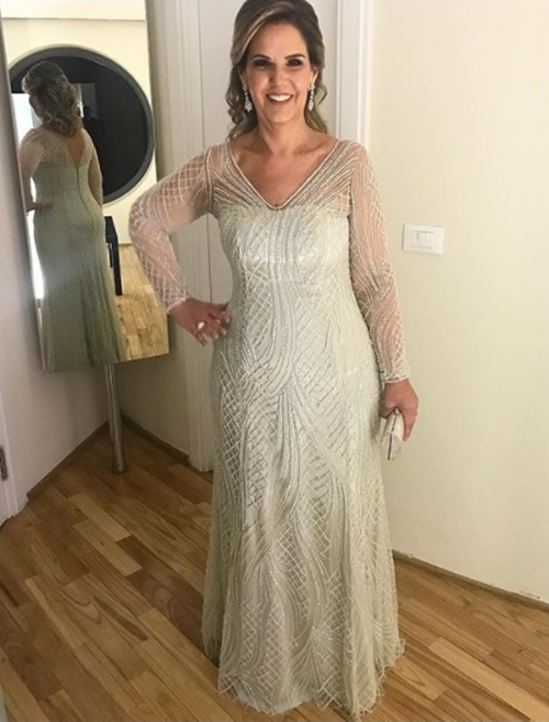 vestido mãe da noiva