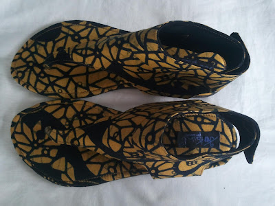 Mawube Couture African print sandals