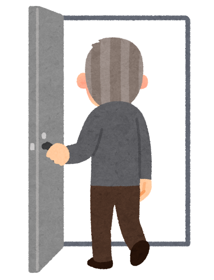 上ドア の イラスト 動物ゾーン