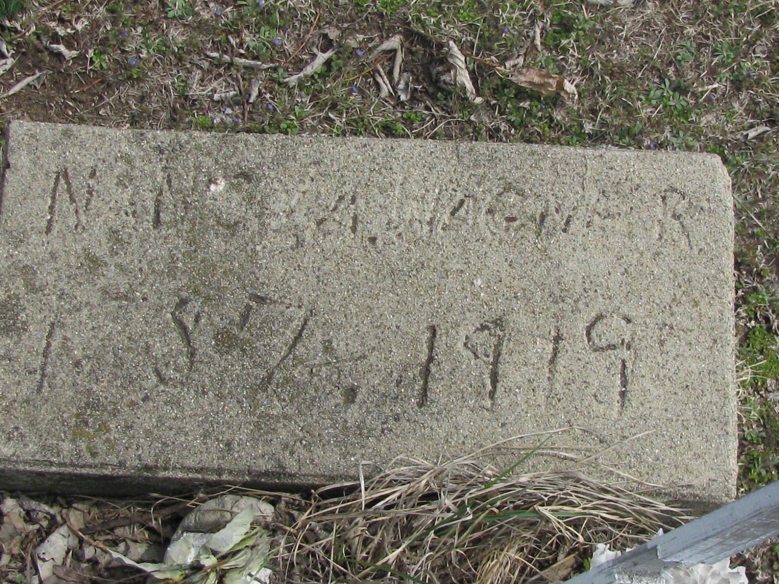 A Grave Interest What Do Cement Grave Markers Tell Us?