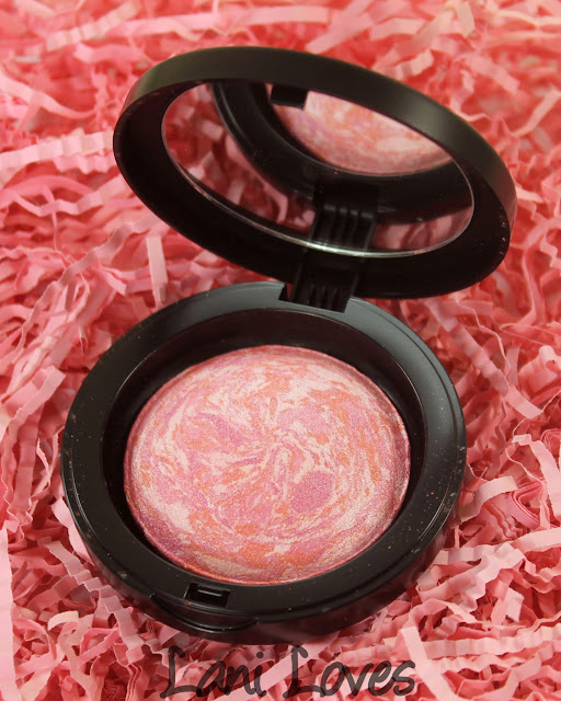 Mirenesse Marble Mineral Blush - Rose Diamond Swatches & Review