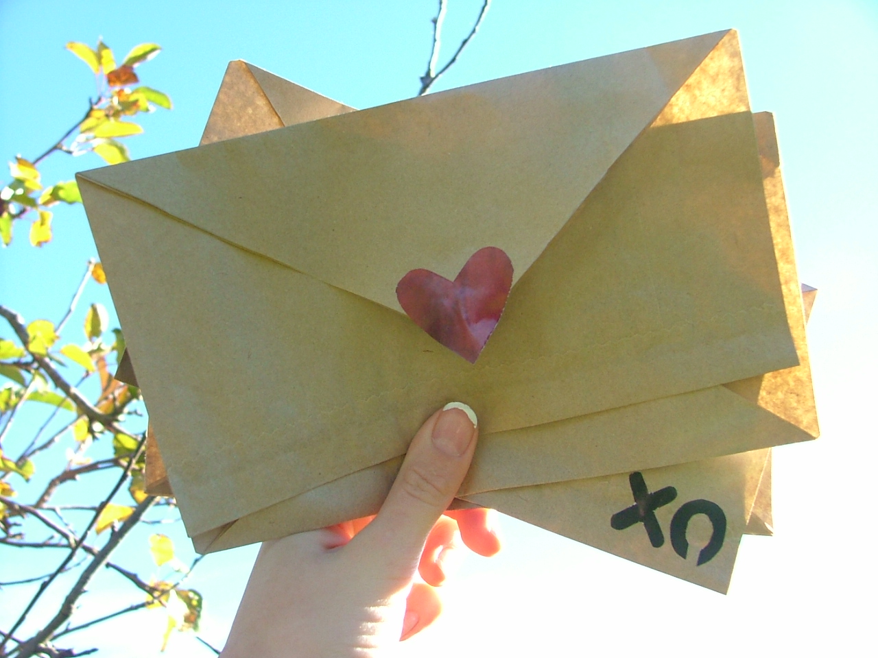 Kooky Quirky Cute DIY Decorated Brown Paper Bag Envelopes