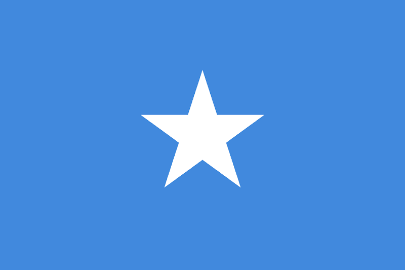 Logo Gambar Bendera Negara Somalia PNG JPG ukuran 800 px