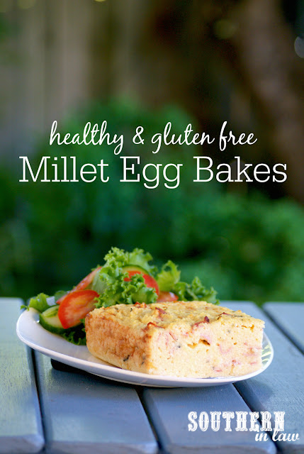 Healthy Millet Egg Bakes Recipe - healthy make ahead meal prep recipes, freezer friendly, gluten free, low fat, high protein, clean eating