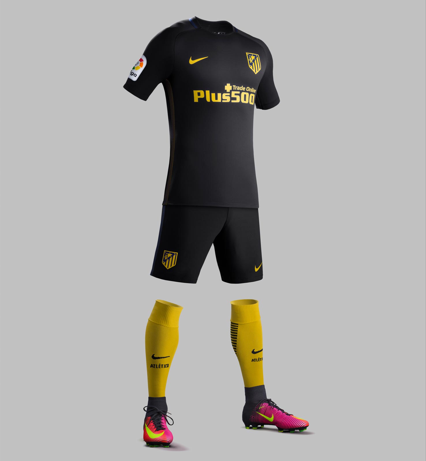 Atlético Madrid Away Kit 2016-17  Atlético madrid, Football shirts, Club  atlético de madrid