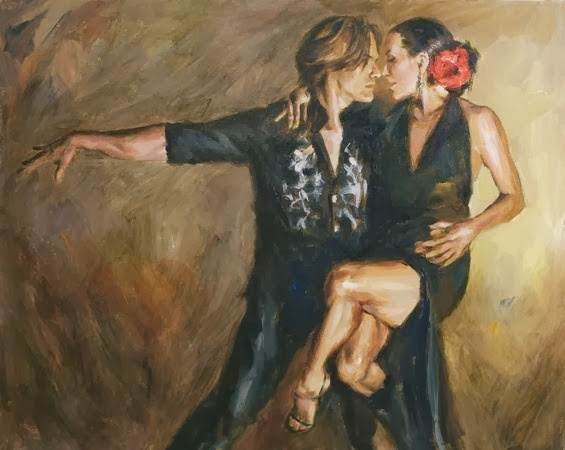 Tony Chow | Chinese Painter | 1974 | The Dance