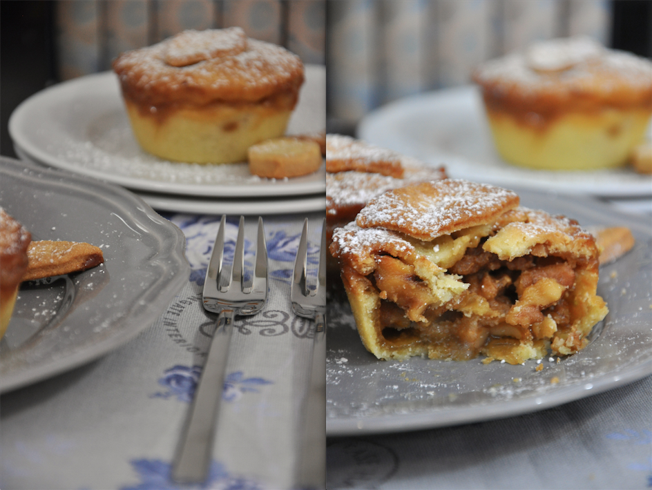 Krümelkreationen: Kleine Walnuss-Karamell-Pies Krümelkreationen: Kleine Walnuss-Karamell-Pies