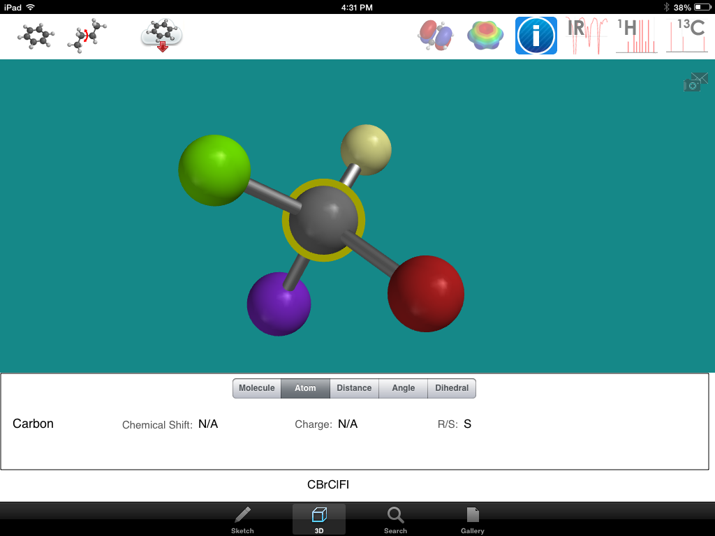 A Chem Prof's iPad Journey Apps Deeper into Molecular Modeling