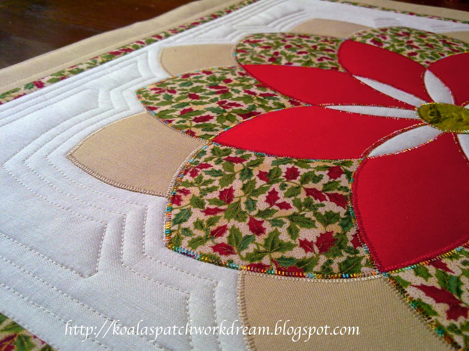 Koala's Patchwork Dream: Gotowe... pierwsze patchworki na Boże Narodzenie