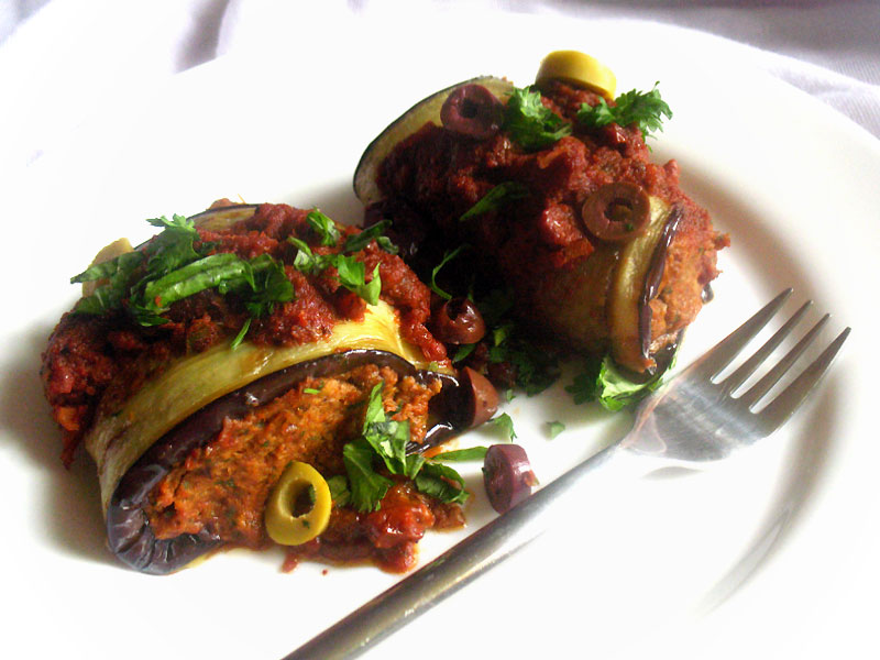 Roasted Eggplant Involtini {Vegan} | Lisa&amp;#39;s Kitchen | Vegetarian ...