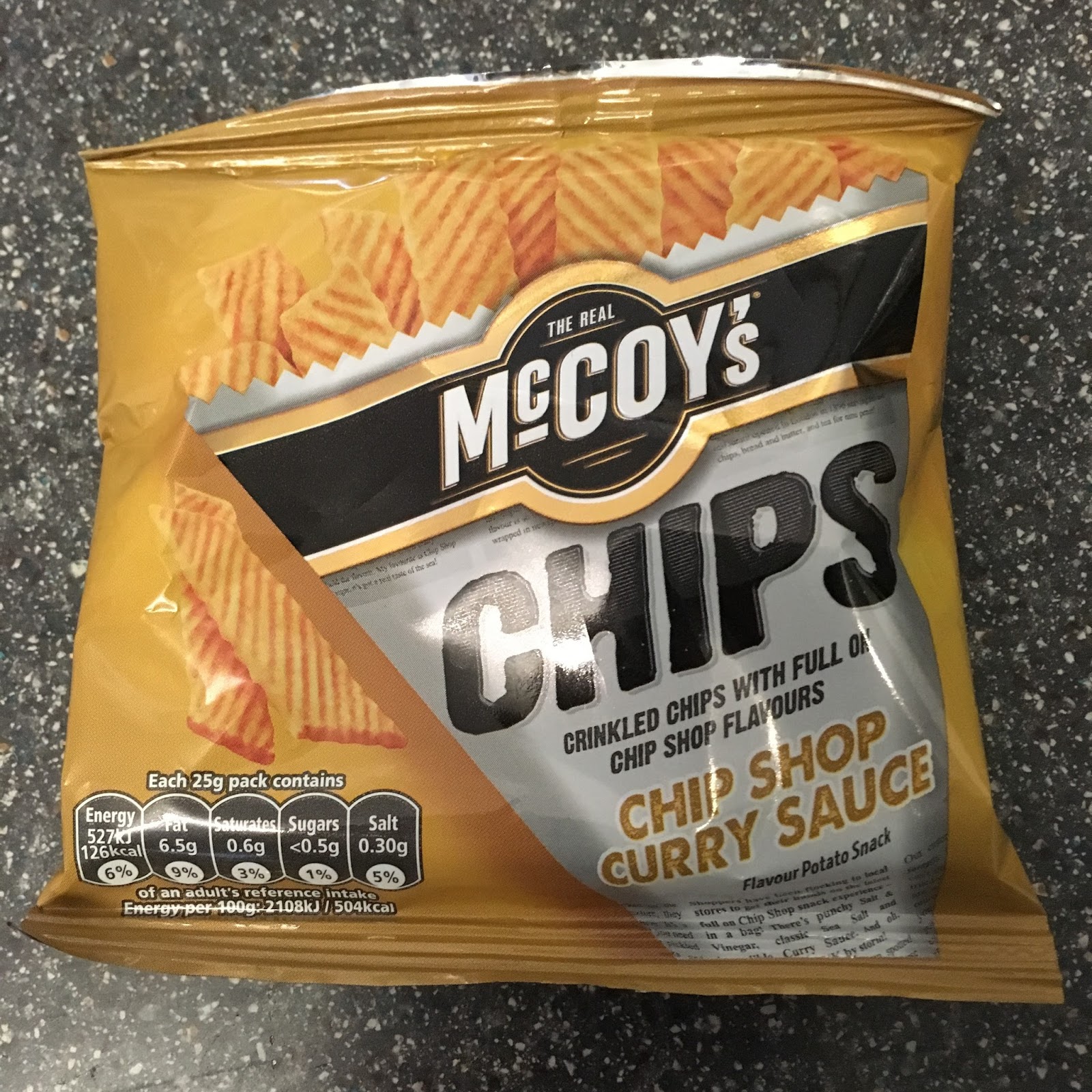 A Review A Day Today's Review McCoy's Chip Shop Curry Sauce Chips