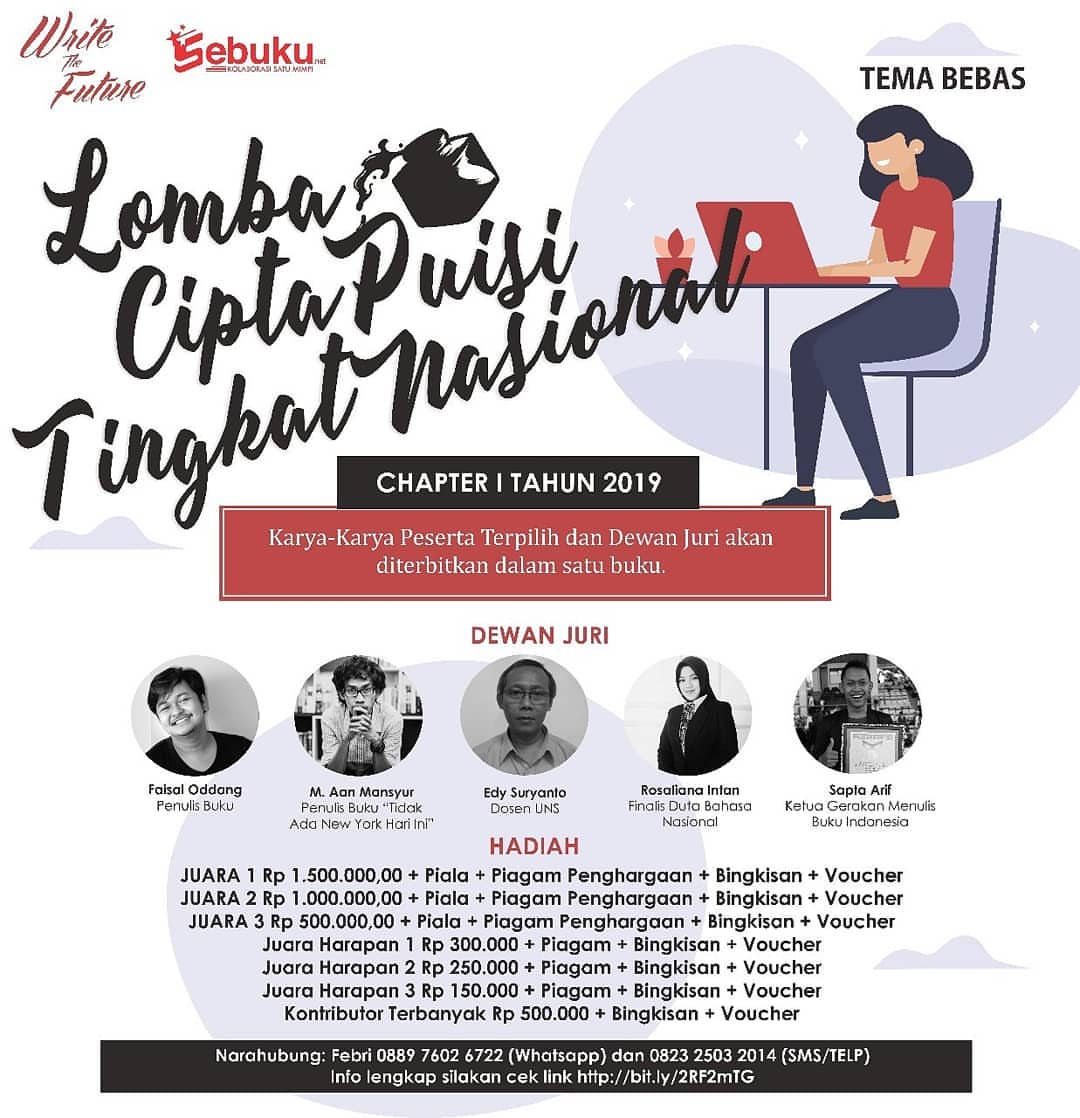 Lomba Cipta Puisi Nasional Umum Chapter I 2019 Lomba Cipta Puisi Nasional Umum Chapter I 2019