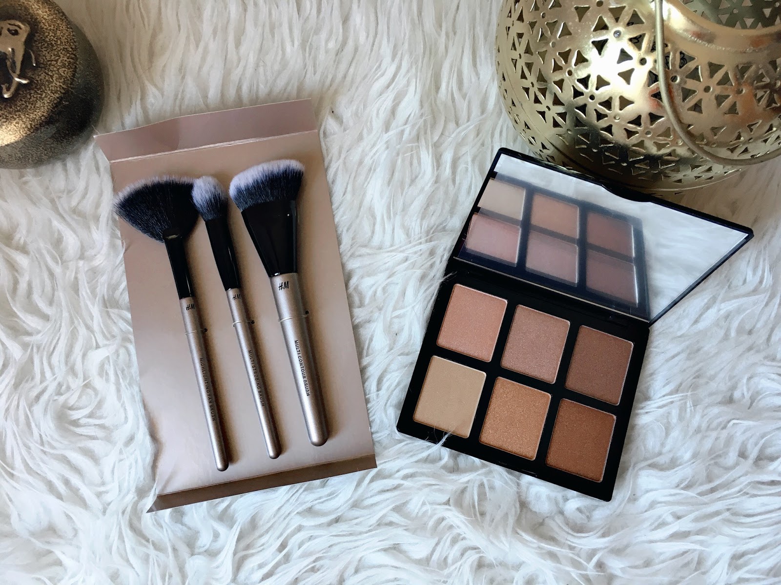 H&M Contour And Glow Brush Kit & Place In The Sun Glow Palette