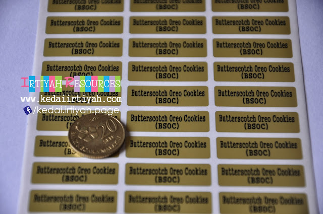 tempah sticker murah label nama kahwin produk product perniagaan bisnes majlis bulat biasa gold silver transparent lutsinar