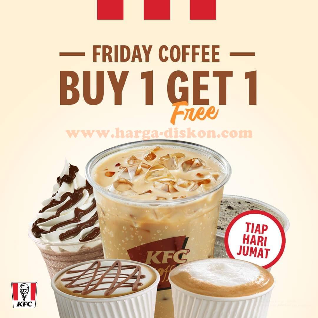 Promo KFC Coffee Buy 1 Get 1 Free Setiap Jumat