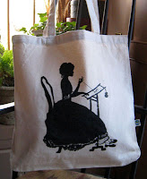 "Stitching Lady" Tote Bag - $15