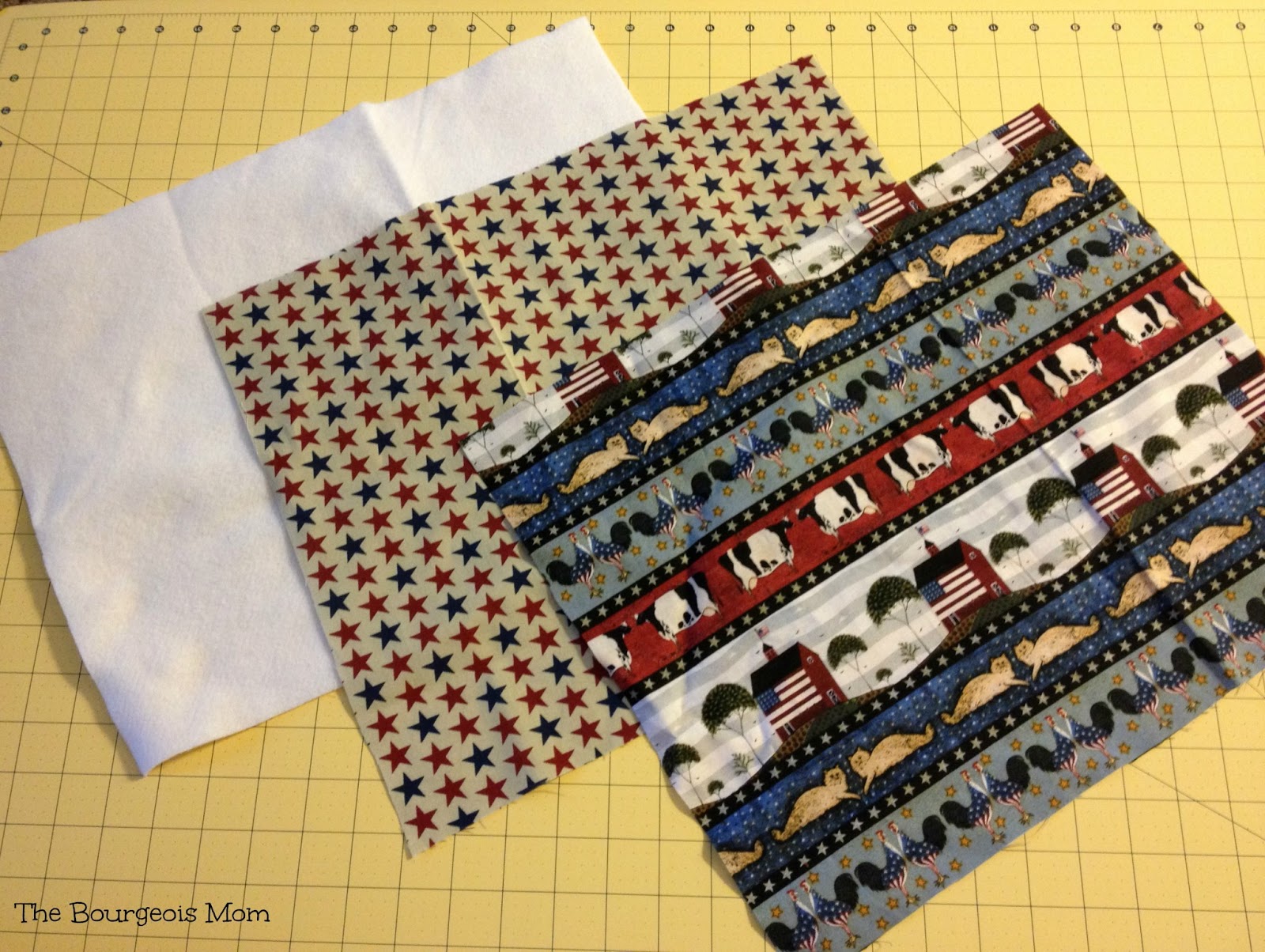 The Bourgeois Mom Super Simple Placemat Sewing Tutorial