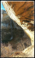 Coming Around an Overhang and Seeing Upper Calf Creek Falls Just Ahead Escalante Nataional Monument