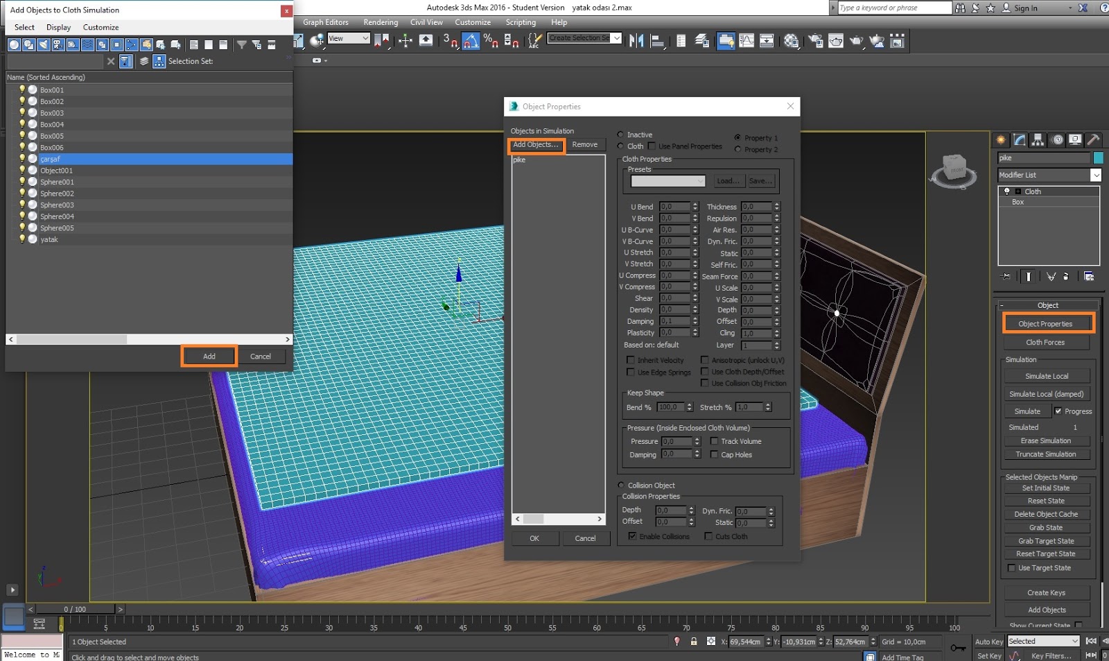 Collision object