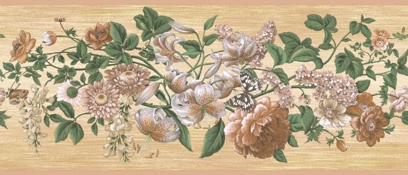 Картинки для декупажа цветочные бордюры