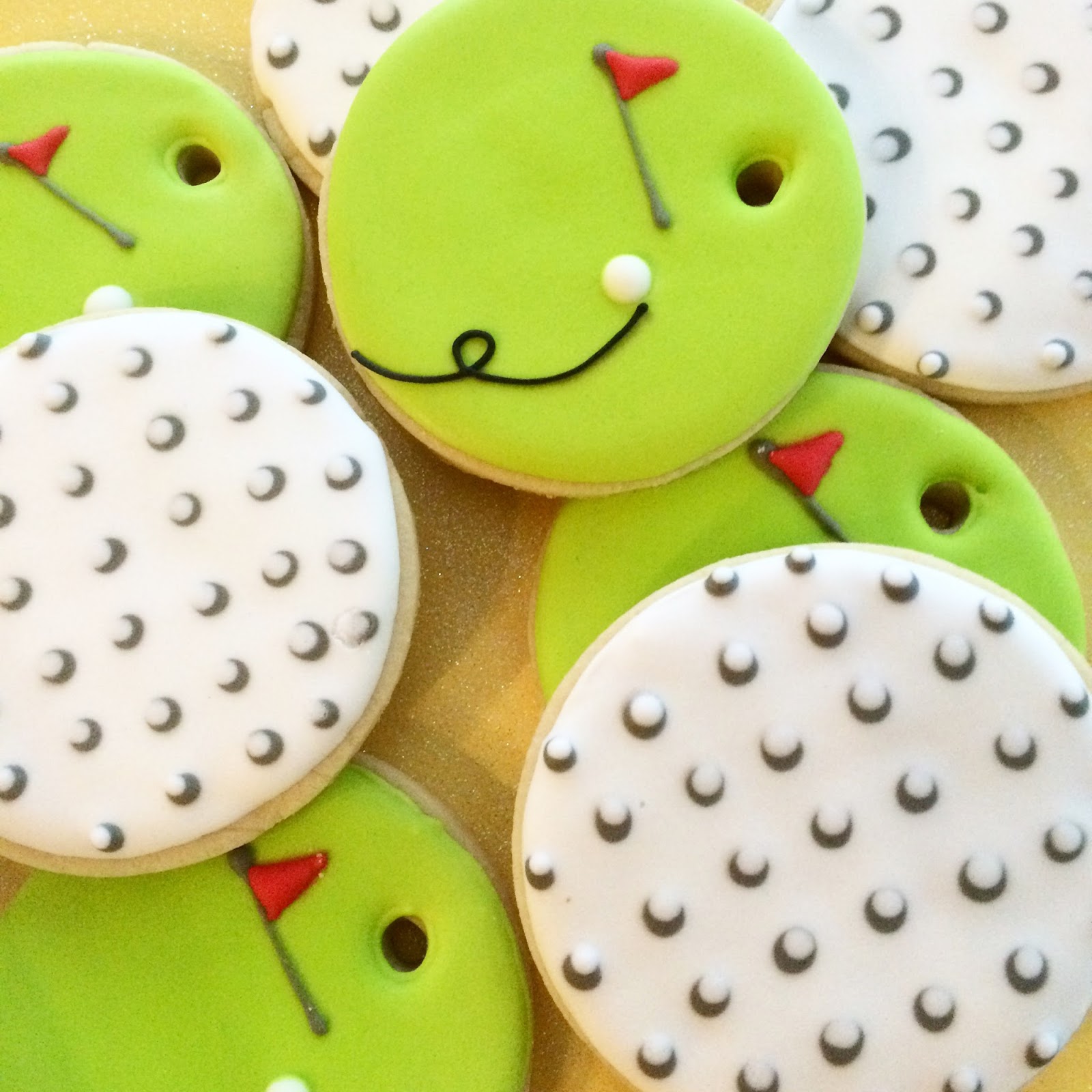 The Perfect Golf Cookies Sweet Jenny Belle easy sugar cookie decorating, dessert recipe and