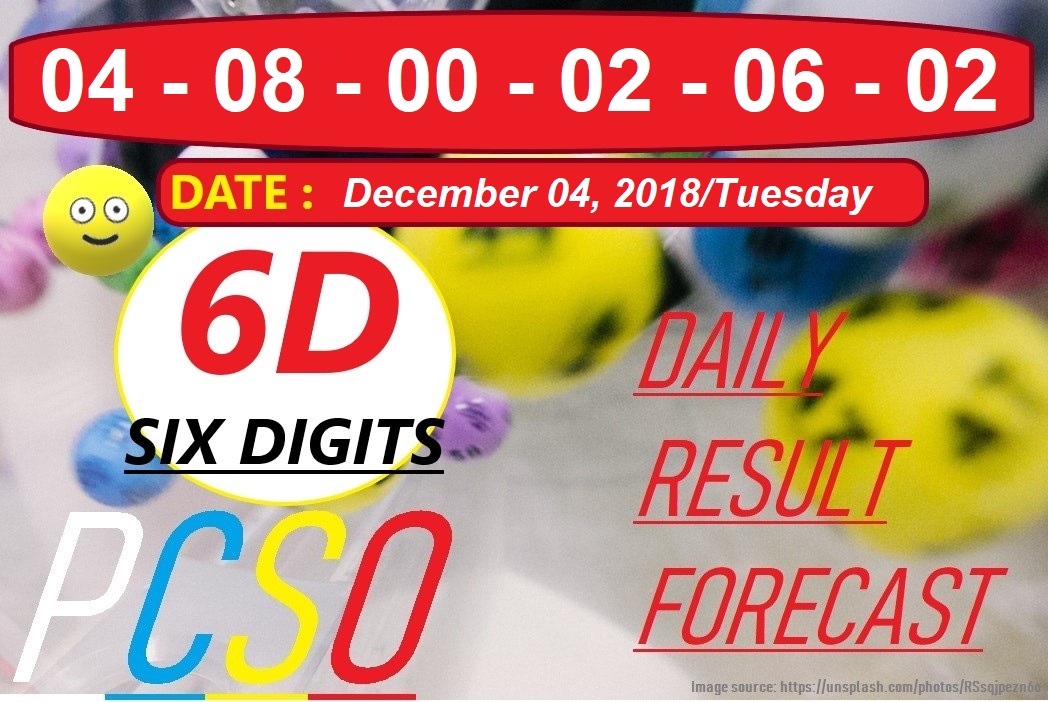 6d lotto result