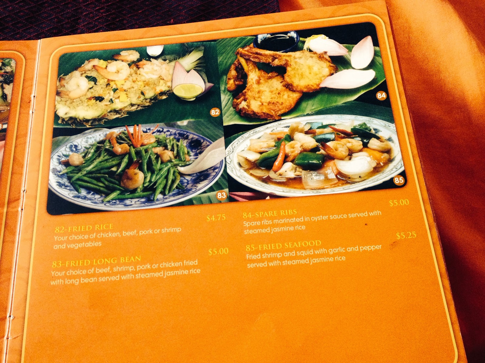 The Mediocre Wanderer: KHMER FAMILY RESTAURANT MENU