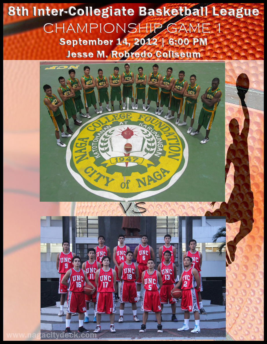 8th InterCollegiate Basketball League Naga City Deck