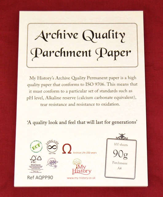 Archived papers, archival tissue paper, archival quality paper wall