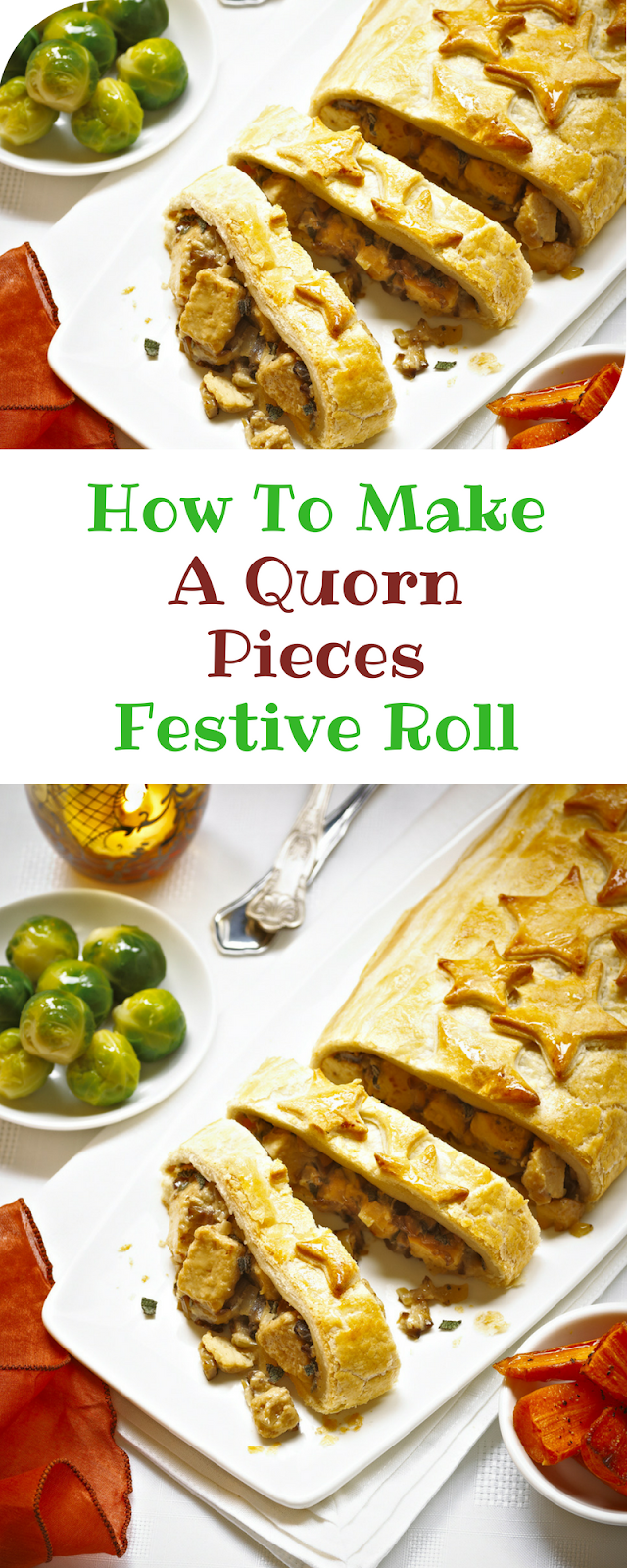 Quorn Pieces Festive Roll