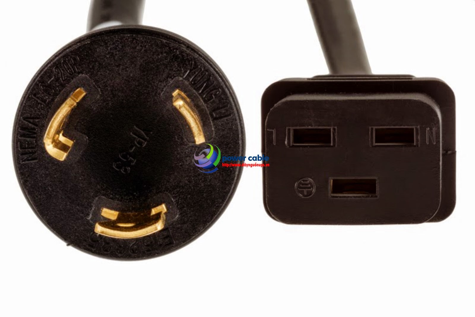 DÂY CÁP NGUỒN: 16A Commando Plug to IEC C19