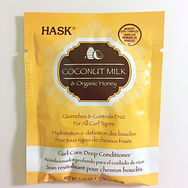 Hask Coconut Milk and Organic Honey Curl Care Deep Conditioner Hask Coconut Milk and Organic Honey Curl Care Deep Conditioner