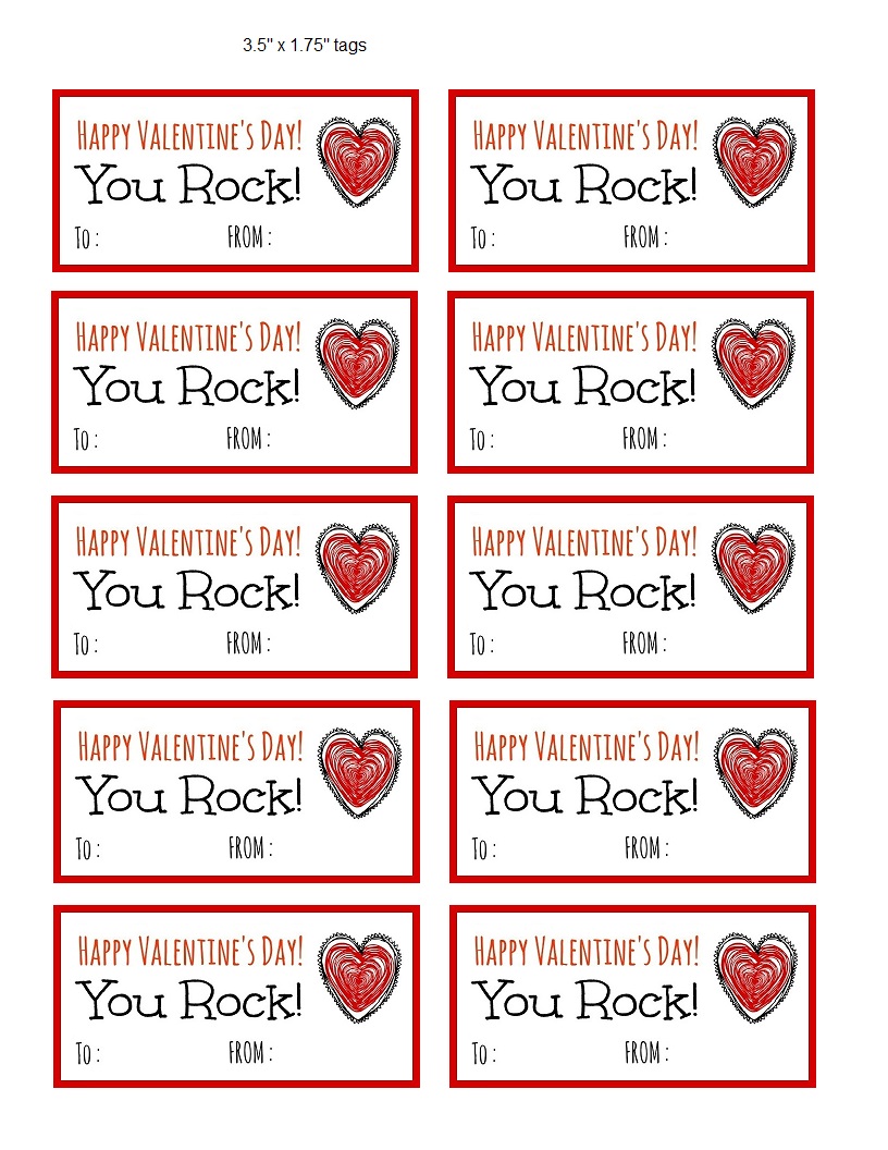 Finding BonggaMom Valentine s Day Printables You Rock 