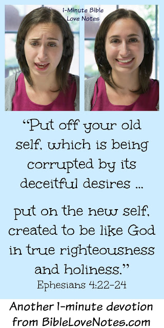 Don't let "the old self" Take Control - Put on "the new self" Ephesians 4:22-24 The Controlling "Old Woman" - Ephesians 4:22-24