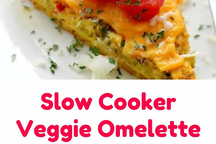 Slow Cooker Veggie Omelette #christmas #breakfast