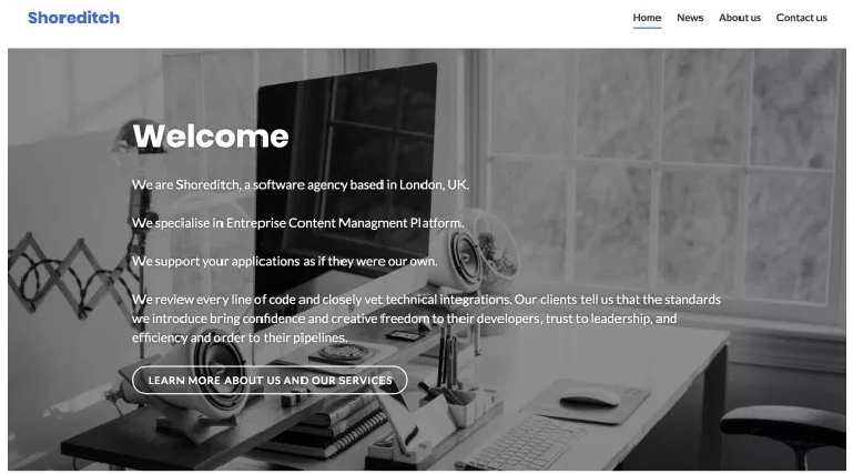 Shoreditch Theme of top 10 free wordpress themes