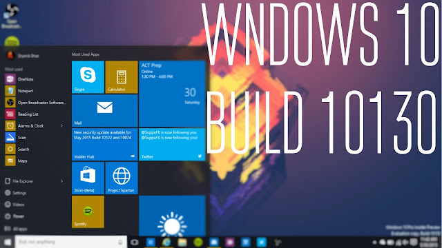 Windows 10 Pro Build 10130