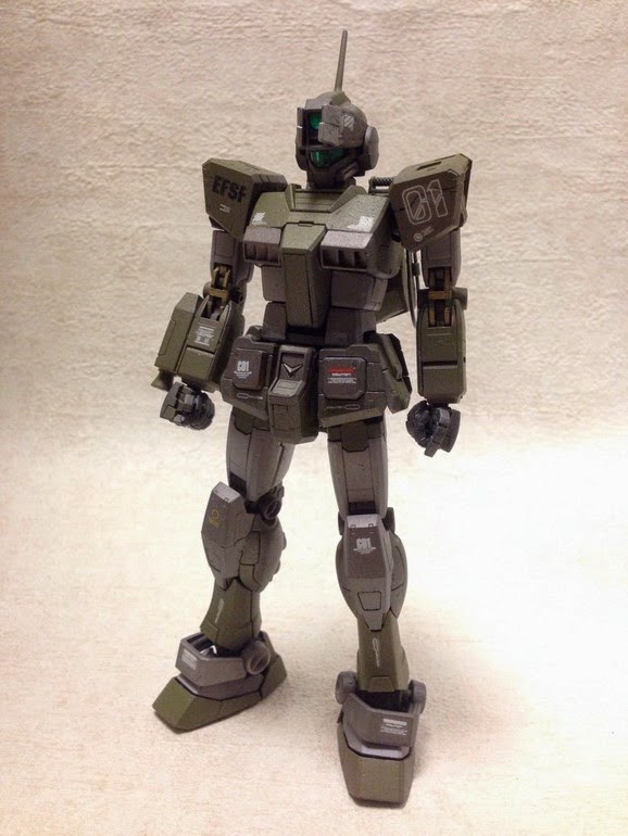 RG 1/144 GM Sniper Custom - Custom Build