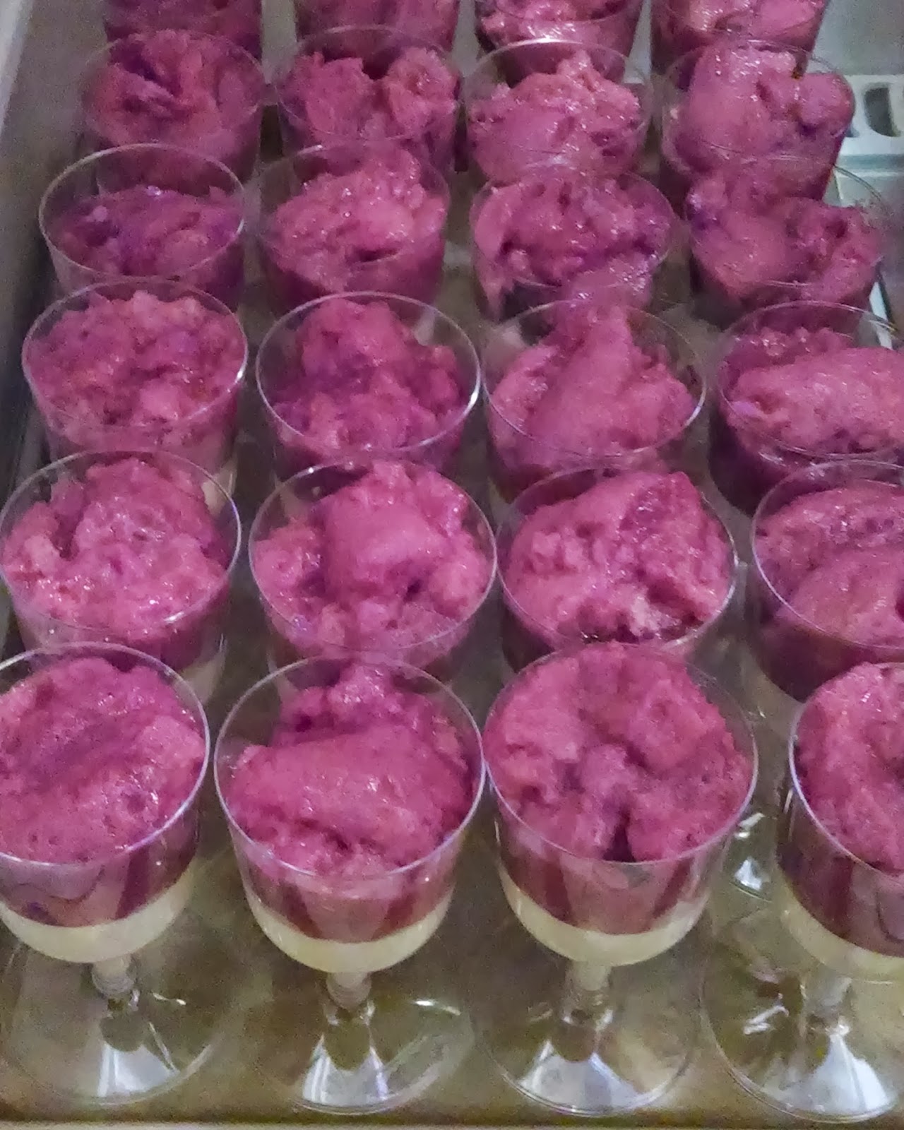 FoodieFunk Panna Cotta with Dark Chocolate Ganache & Merlot Wine