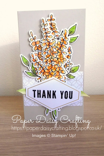 Lots of Happy card colored with Watercolor pencils from Stampin' Up!