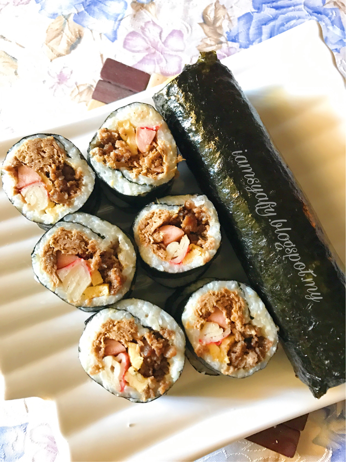 I Am Syafy Resepi Kimbap Daging Dan Tuna