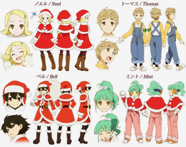 Santa Company Anime Characters