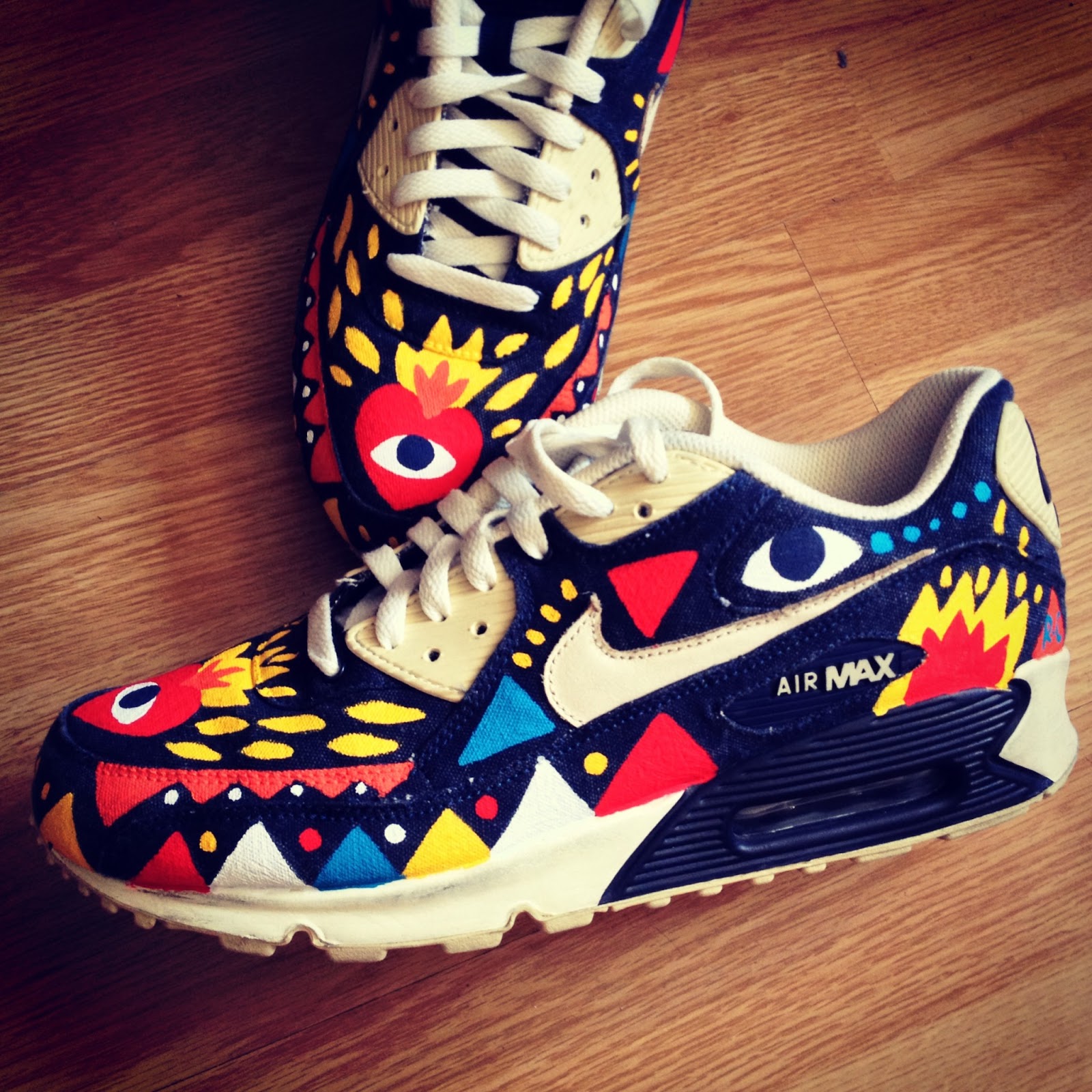 paint nike air max